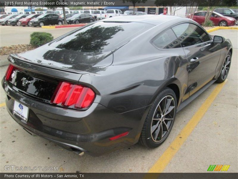 Magnetic Metallic / Ebony 2015 Ford Mustang EcoBoost Coupe