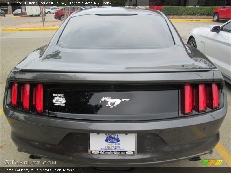 Magnetic Metallic / Ebony 2015 Ford Mustang EcoBoost Coupe