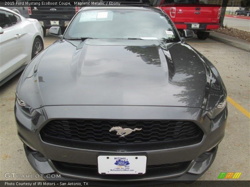 Magnetic Metallic / Ebony 2015 Ford Mustang EcoBoost Coupe