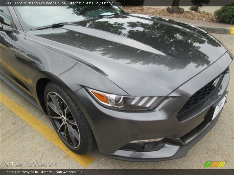Magnetic Metallic / Ebony 2015 Ford Mustang EcoBoost Coupe