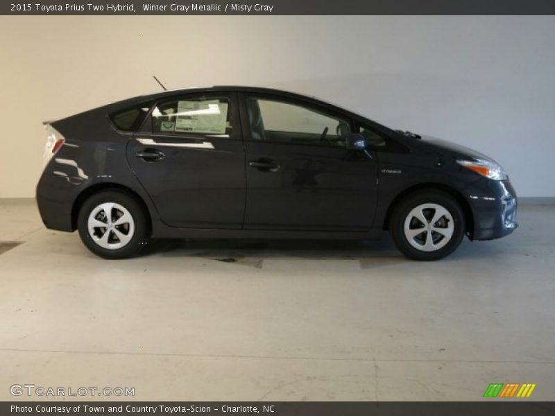 Winter Gray Metallic / Misty Gray 2015 Toyota Prius Two Hybrid