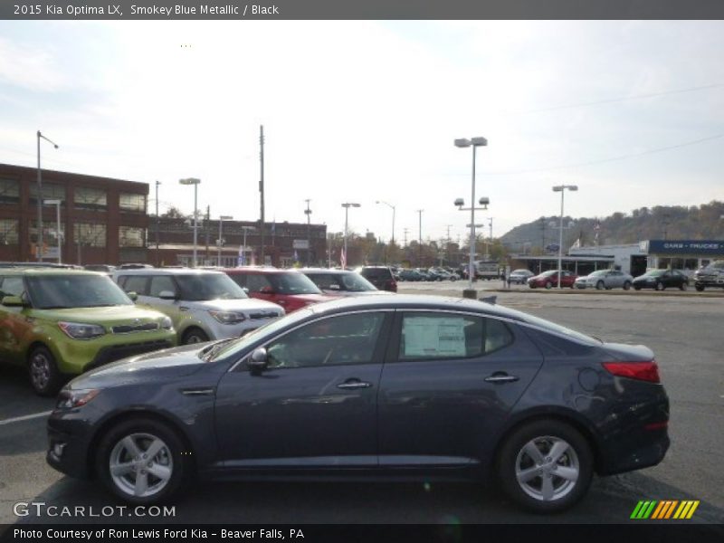 Smokey Blue Metallic / Black 2015 Kia Optima LX