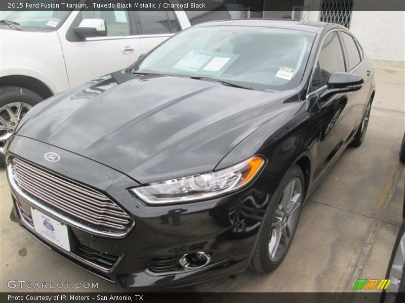 Tuxedo Black Metallic / Charcoal Black 2015 Ford Fusion Titanium