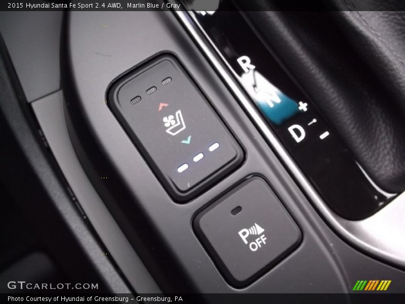 Marlin Blue / Gray 2015 Hyundai Santa Fe Sport 2.4 AWD