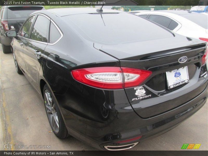 Tuxedo Black Metallic / Charcoal Black 2015 Ford Fusion Titanium