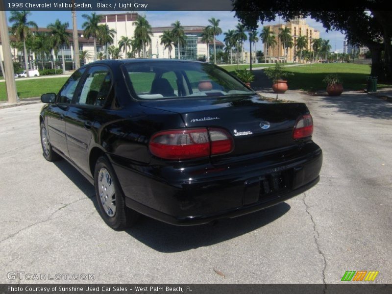 Black / Light Gray 1998 Chevrolet Malibu Sedan