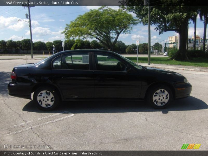 Black / Light Gray 1998 Chevrolet Malibu Sedan