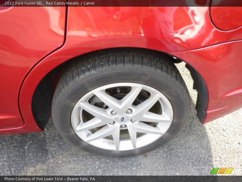 Red Candy Metallic / Camel 2012 Ford Fusion SEL