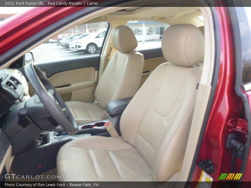 Red Candy Metallic / Camel 2012 Ford Fusion SEL