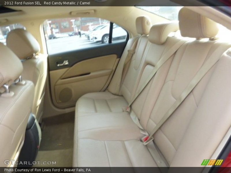 Red Candy Metallic / Camel 2012 Ford Fusion SEL