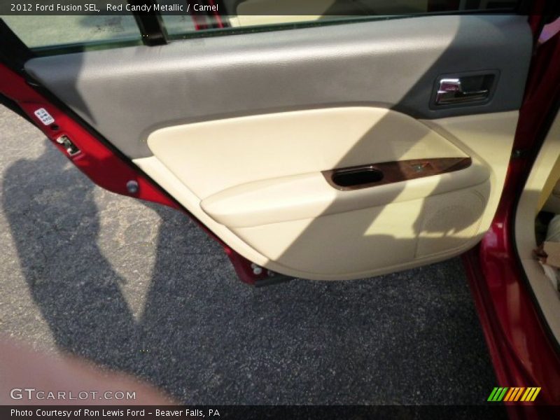 Red Candy Metallic / Camel 2012 Ford Fusion SEL