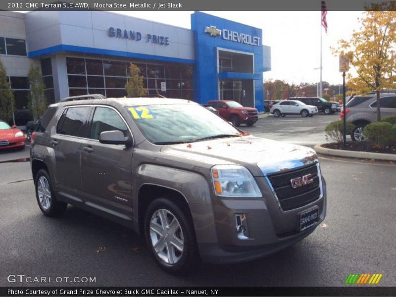 Mocha Steel Metallic / Jet Black 2012 GMC Terrain SLE AWD