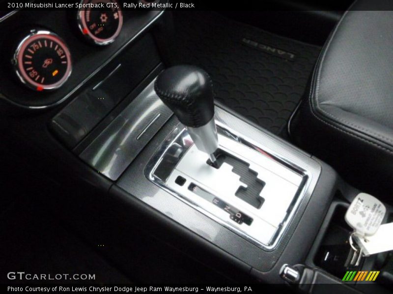 Rally Red Metallic / Black 2010 Mitsubishi Lancer Sportback GTS