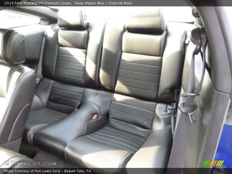 Deep Impact Blue / Charcoal Black 2014 Ford Mustang V6 Premium Coupe