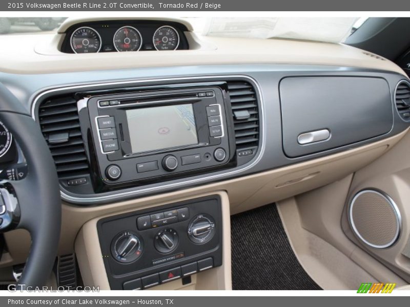 Controls of 2015 Beetle R Line 2.0T Convertible