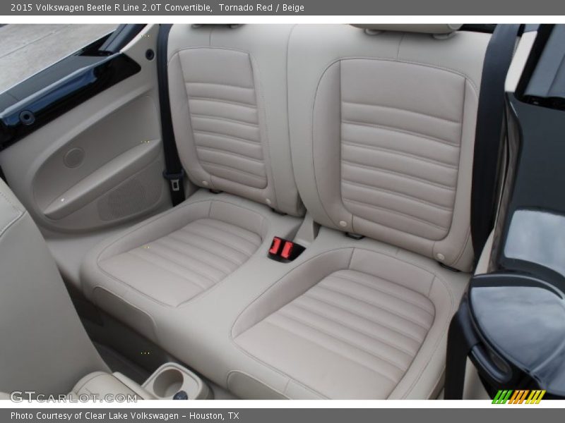 Tornado Red / Beige 2015 Volkswagen Beetle R Line 2.0T Convertible
