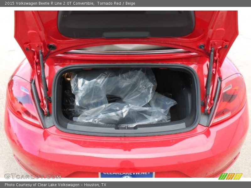 Tornado Red / Beige 2015 Volkswagen Beetle R Line 2.0T Convertible