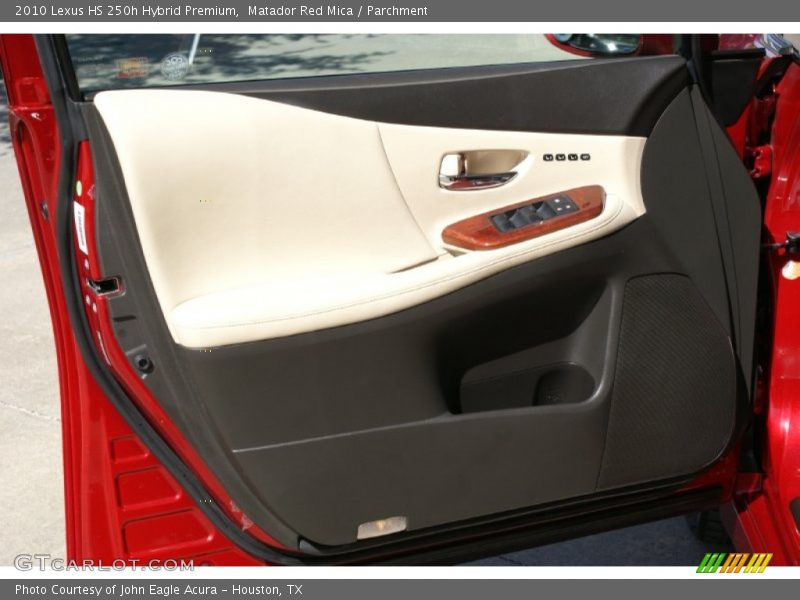 Matador Red Mica / Parchment 2010 Lexus HS 250h Hybrid Premium