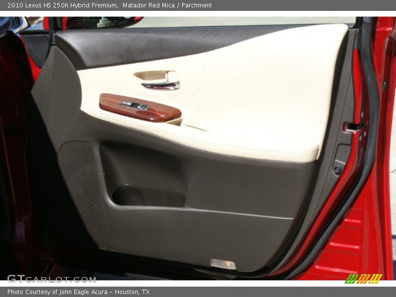 Matador Red Mica / Parchment 2010 Lexus HS 250h Hybrid Premium