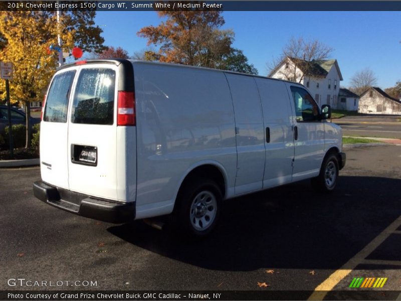 Summit White / Medium Pewter 2014 Chevrolet Express 1500 Cargo WT