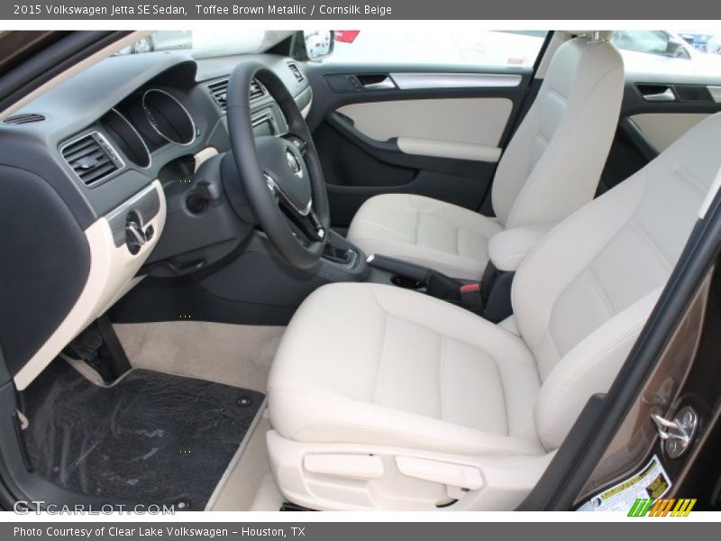 Front Seat of 2015 Jetta SE Sedan