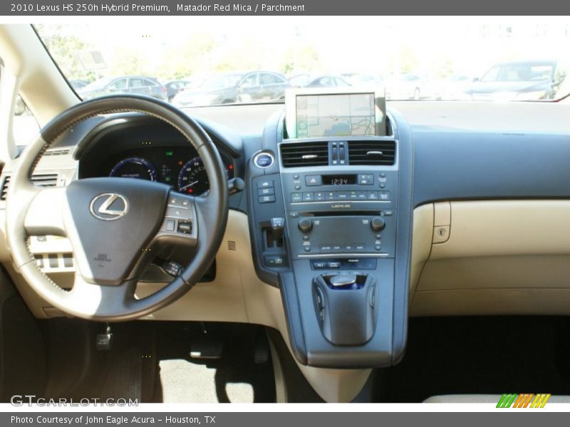Matador Red Mica / Parchment 2010 Lexus HS 250h Hybrid Premium