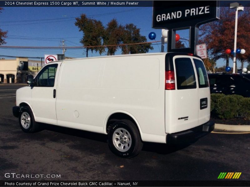 Summit White / Medium Pewter 2014 Chevrolet Express 1500 Cargo WT