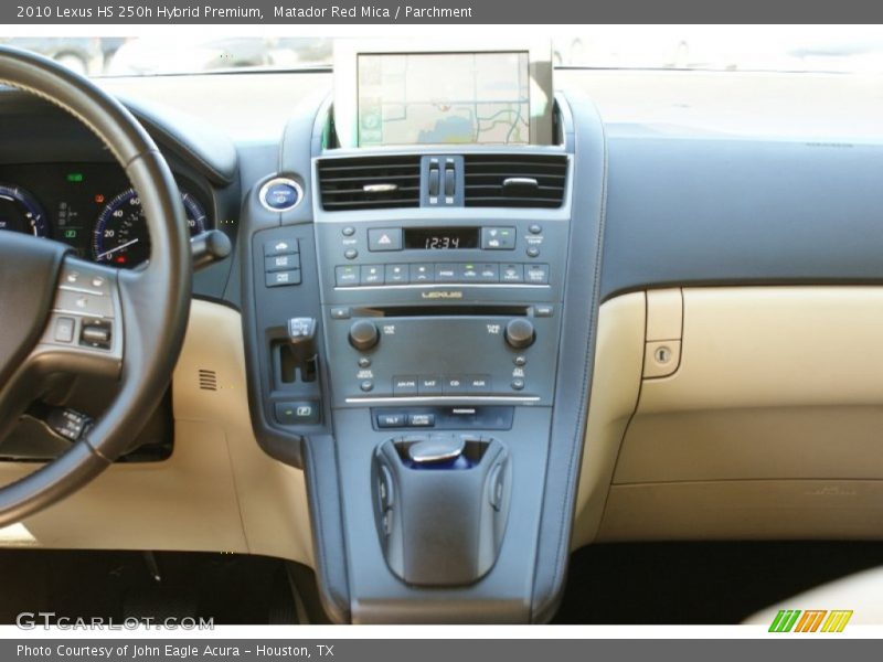 Matador Red Mica / Parchment 2010 Lexus HS 250h Hybrid Premium
