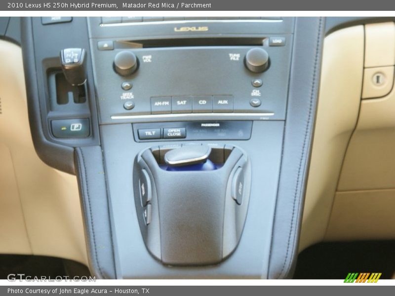 Matador Red Mica / Parchment 2010 Lexus HS 250h Hybrid Premium