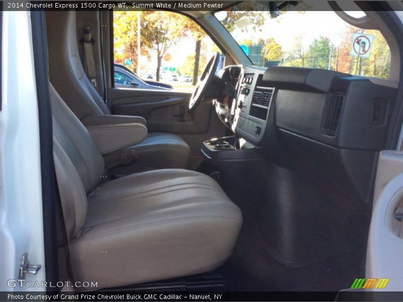 Summit White / Medium Pewter 2014 Chevrolet Express 1500 Cargo WT