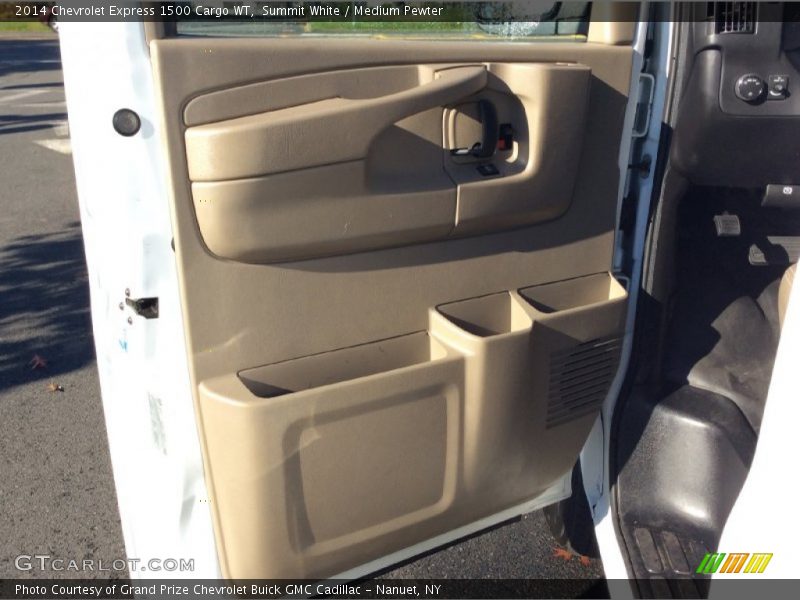 Summit White / Medium Pewter 2014 Chevrolet Express 1500 Cargo WT