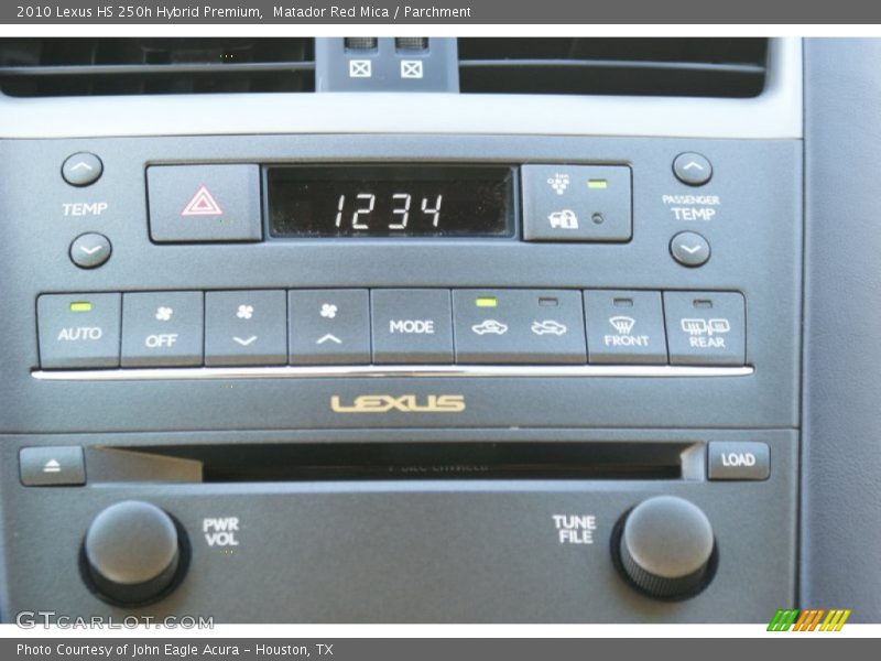 Matador Red Mica / Parchment 2010 Lexus HS 250h Hybrid Premium