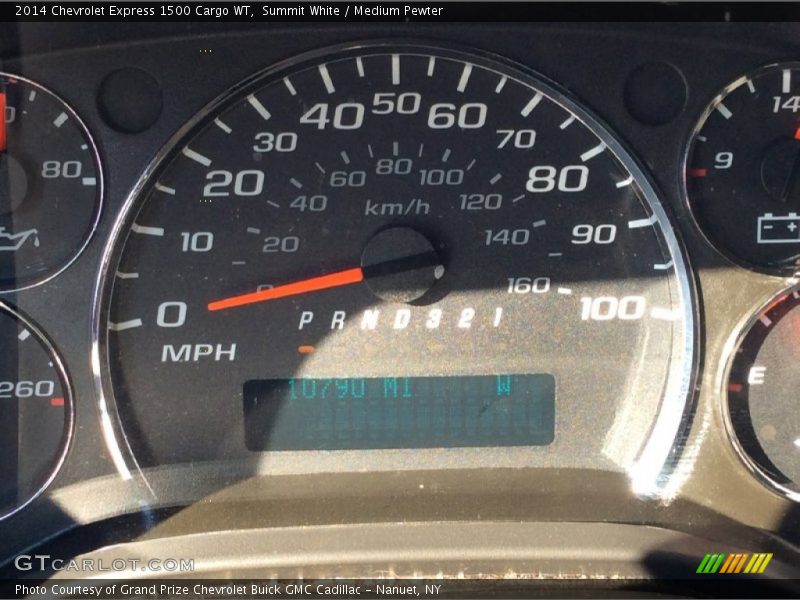 Summit White / Medium Pewter 2014 Chevrolet Express 1500 Cargo WT
