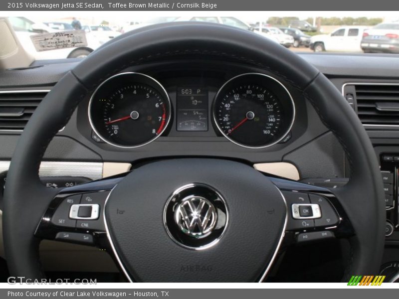 Toffee Brown Metallic / Cornsilk Beige 2015 Volkswagen Jetta SE Sedan