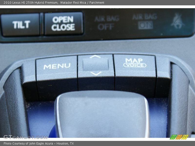Matador Red Mica / Parchment 2010 Lexus HS 250h Hybrid Premium