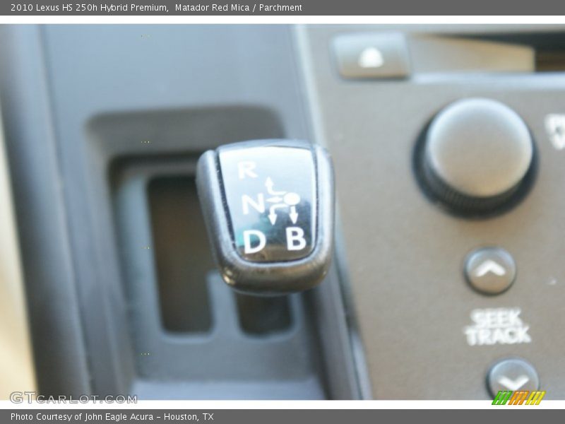 Matador Red Mica / Parchment 2010 Lexus HS 250h Hybrid Premium