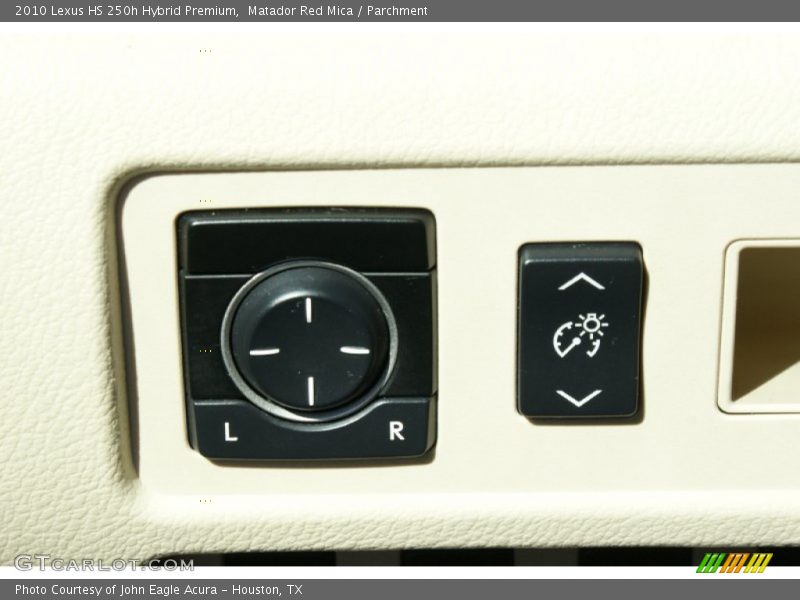Matador Red Mica / Parchment 2010 Lexus HS 250h Hybrid Premium