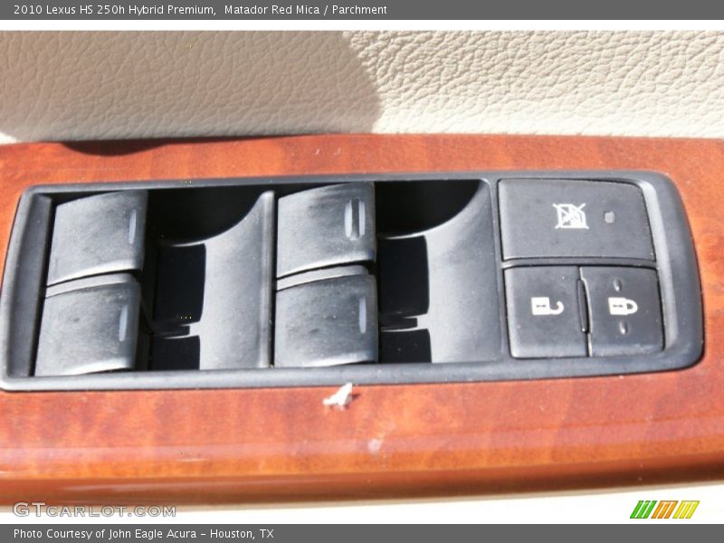 Matador Red Mica / Parchment 2010 Lexus HS 250h Hybrid Premium