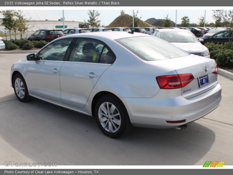 Reflex Silver Metallic / Titan Black 2015 Volkswagen Jetta SE Sedan