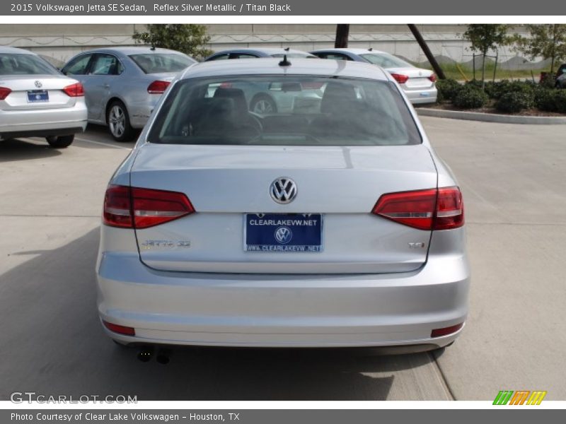 Reflex Silver Metallic / Titan Black 2015 Volkswagen Jetta SE Sedan