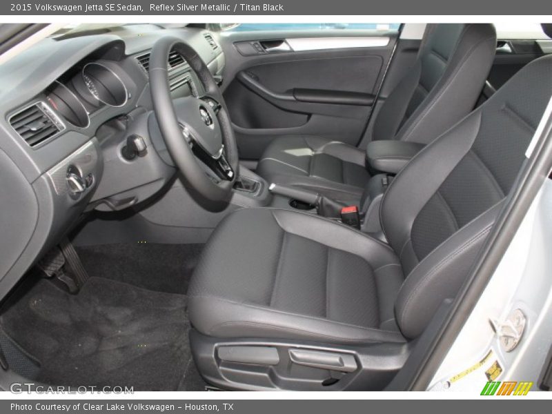 Reflex Silver Metallic / Titan Black 2015 Volkswagen Jetta SE Sedan