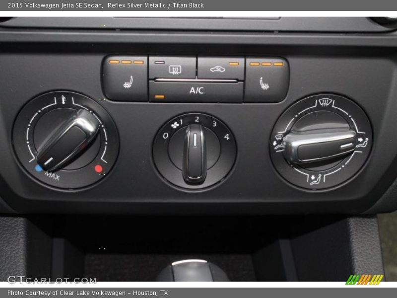 Reflex Silver Metallic / Titan Black 2015 Volkswagen Jetta SE Sedan