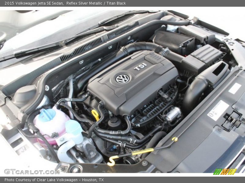 Reflex Silver Metallic / Titan Black 2015 Volkswagen Jetta SE Sedan