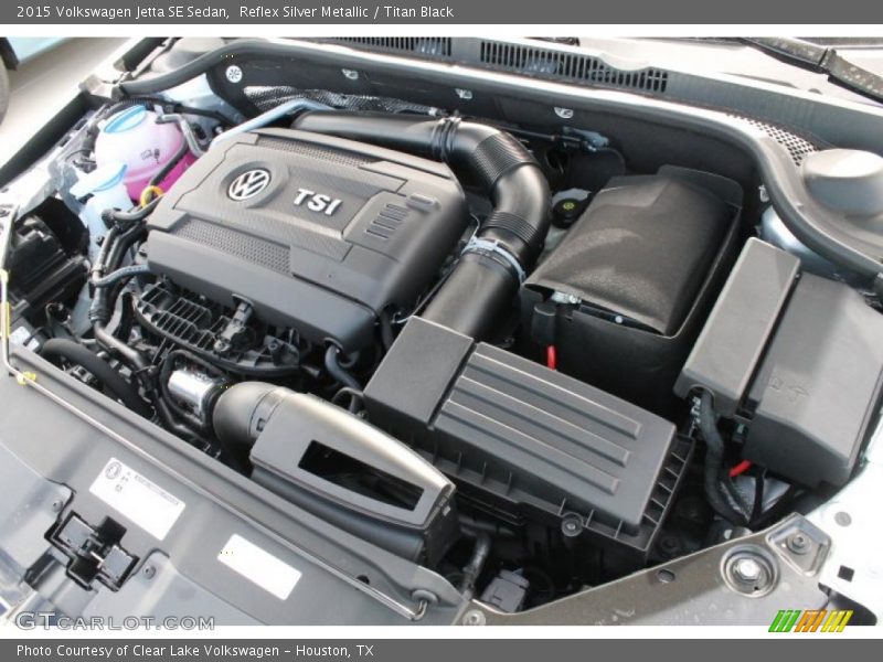 Reflex Silver Metallic / Titan Black 2015 Volkswagen Jetta SE Sedan