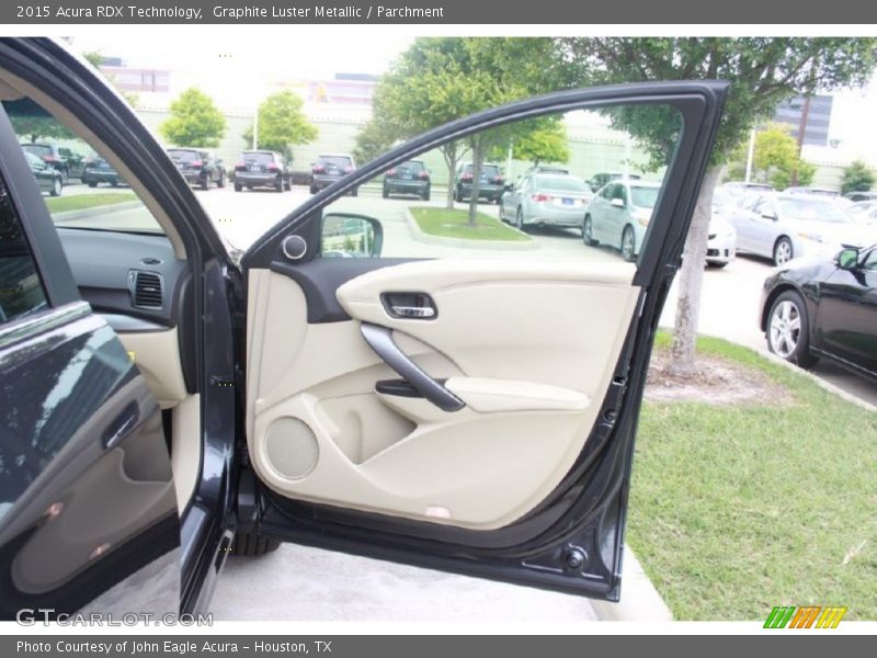 Graphite Luster Metallic / Parchment 2015 Acura RDX Technology