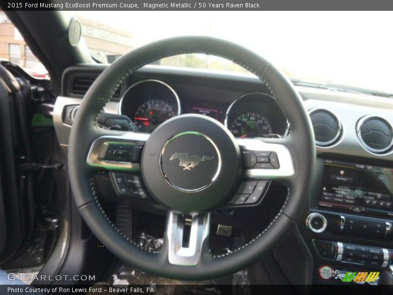  2015 Mustang EcoBoost Premium Coupe Steering Wheel