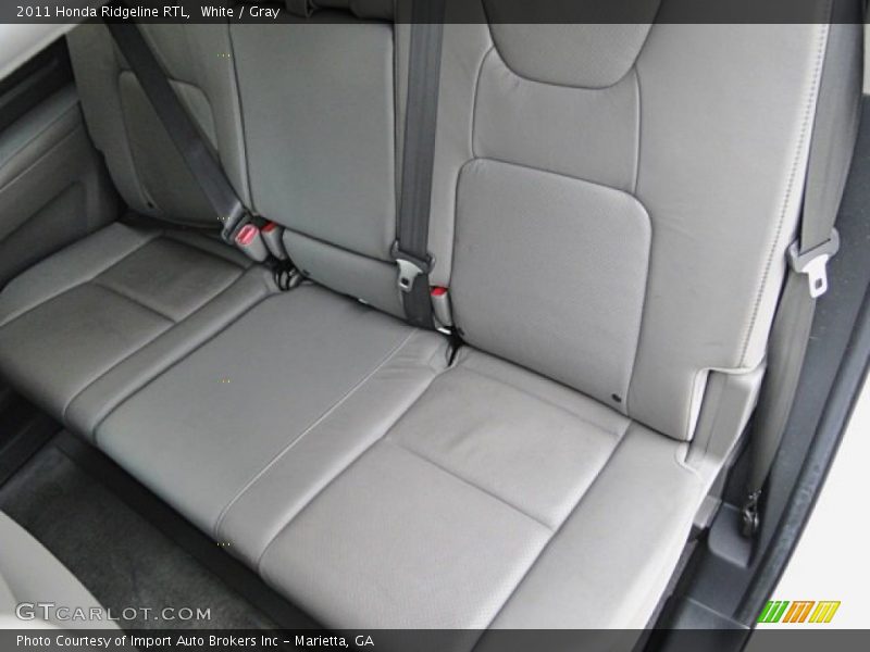 Rear Seat of 2011 Ridgeline RTL