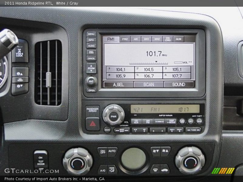 Audio System of 2011 Ridgeline RTL