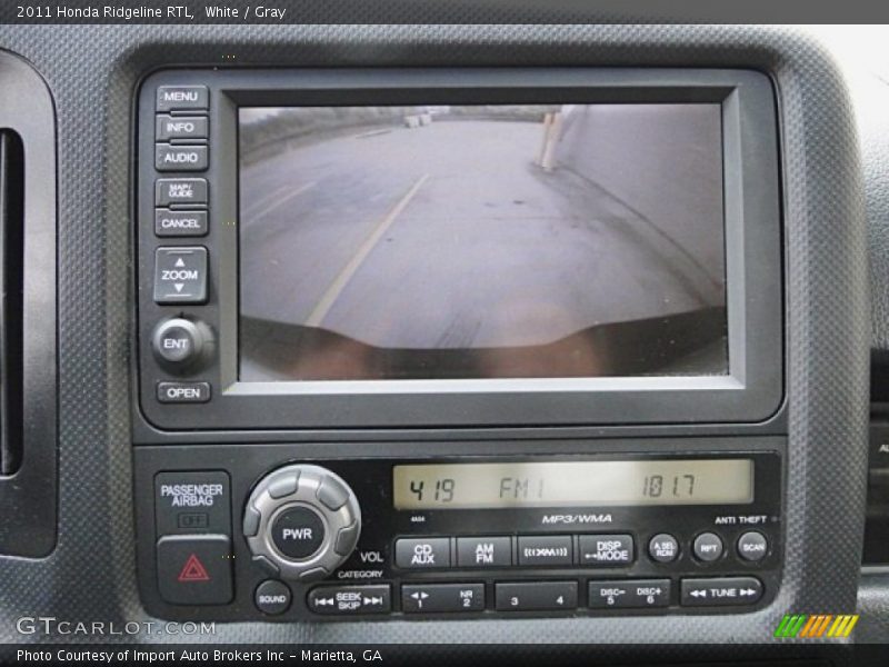 Controls of 2011 Ridgeline RTL