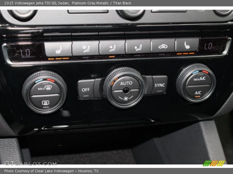 Controls of 2015 Jetta TDI SEL Sedan